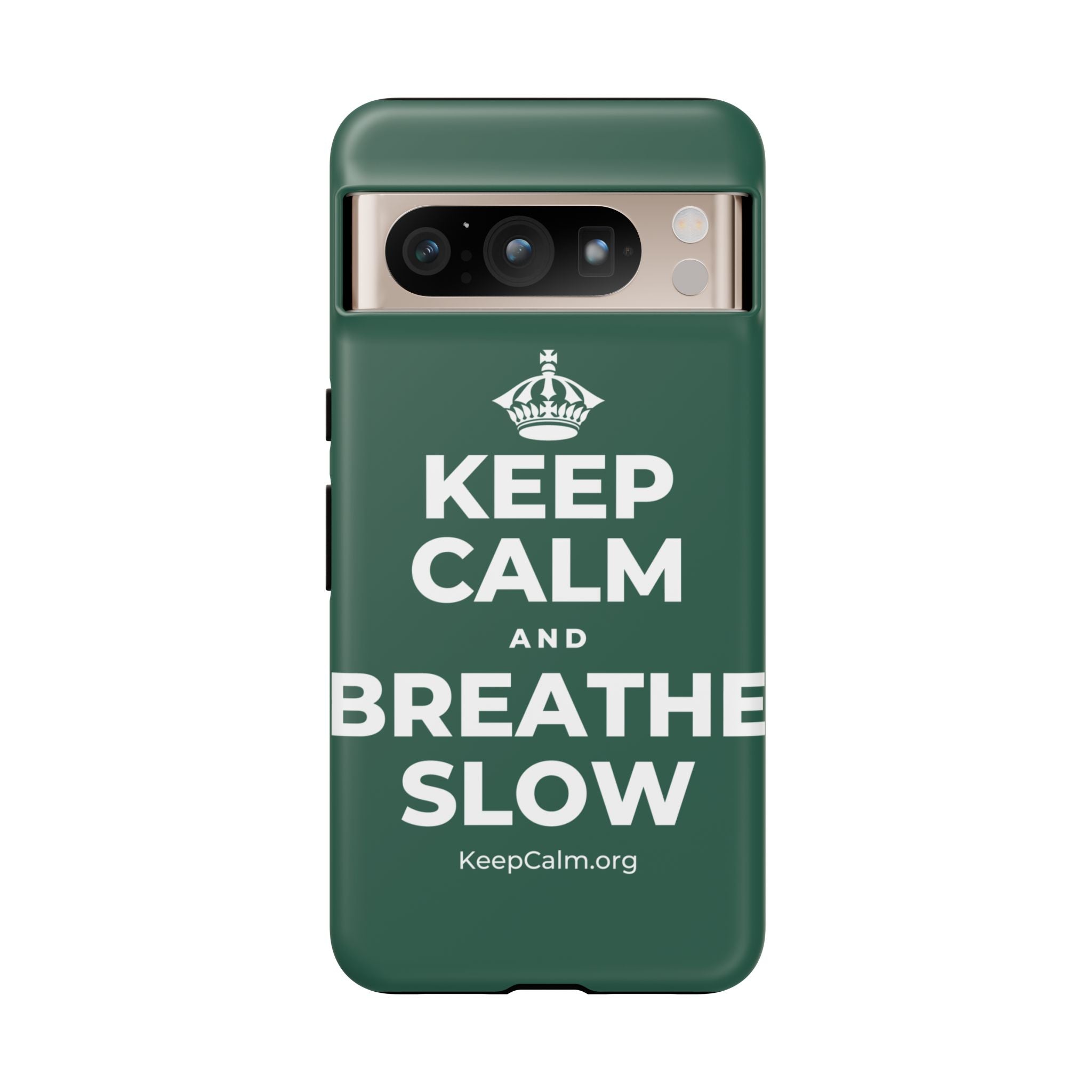 KEEP CALM AND BREATHE SLOW Phone Case