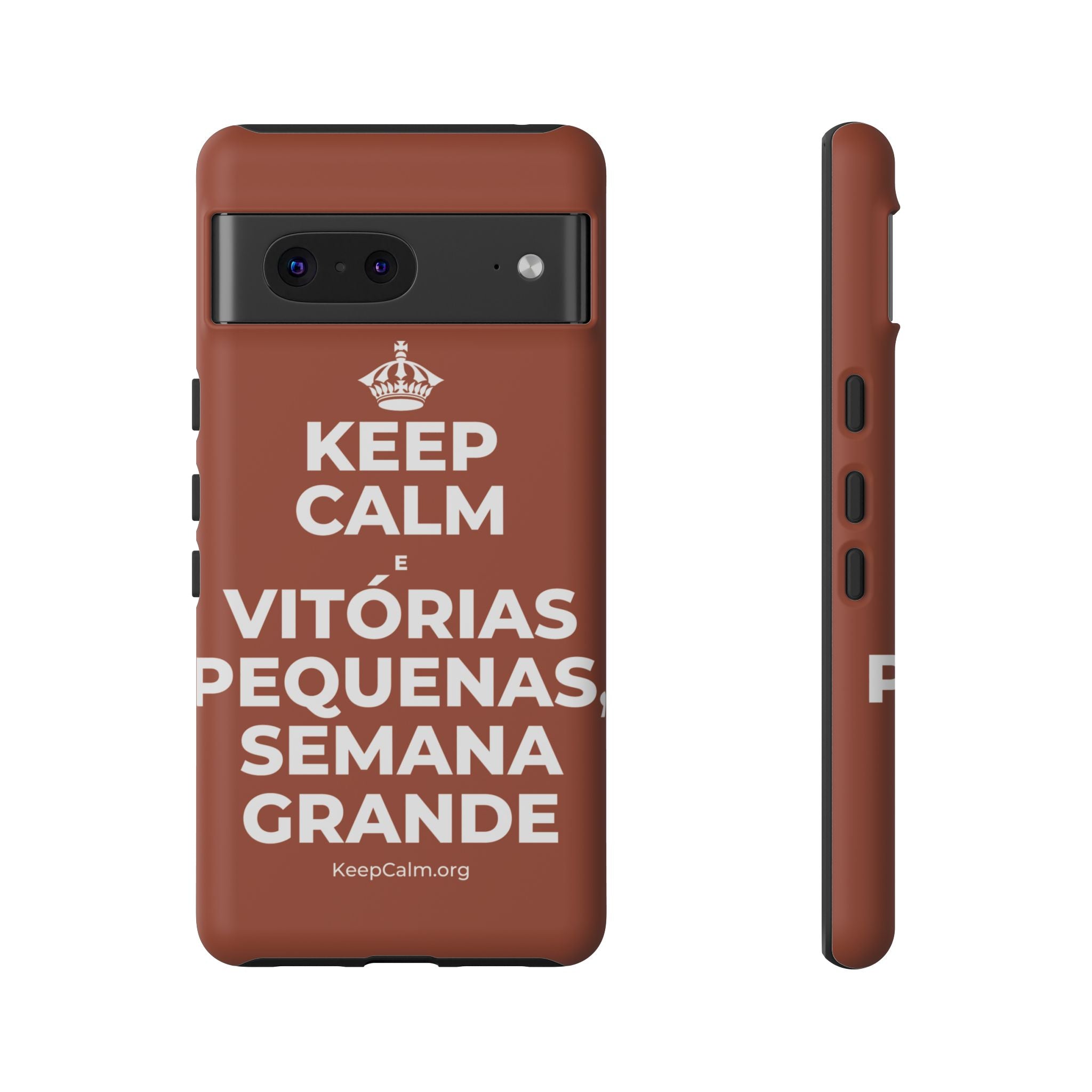 KEEP CALM E VITÓRIAS PEQUENAS, SEMANA GRANDE Phone Case