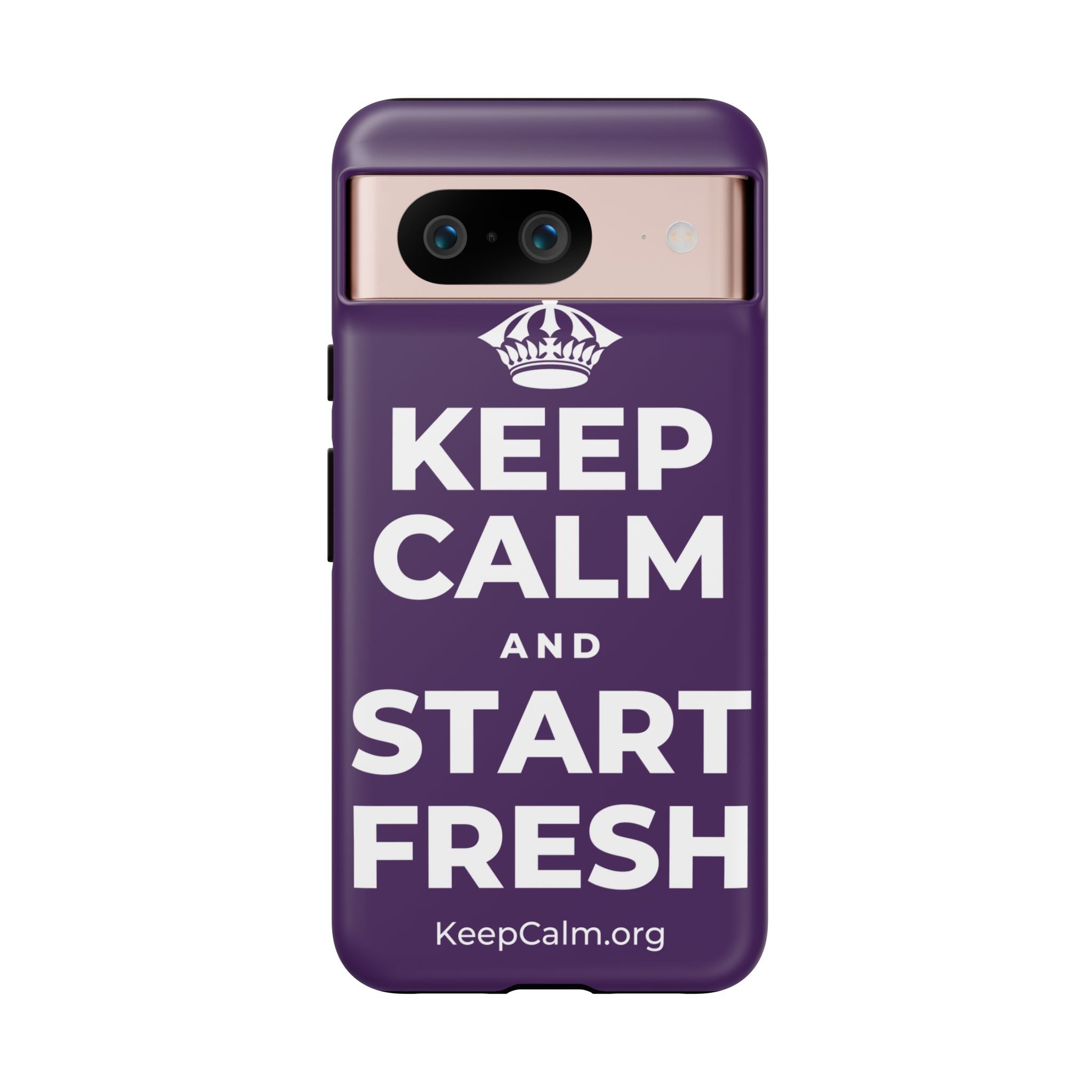KEEP CALM AND START FRESH Phone Case