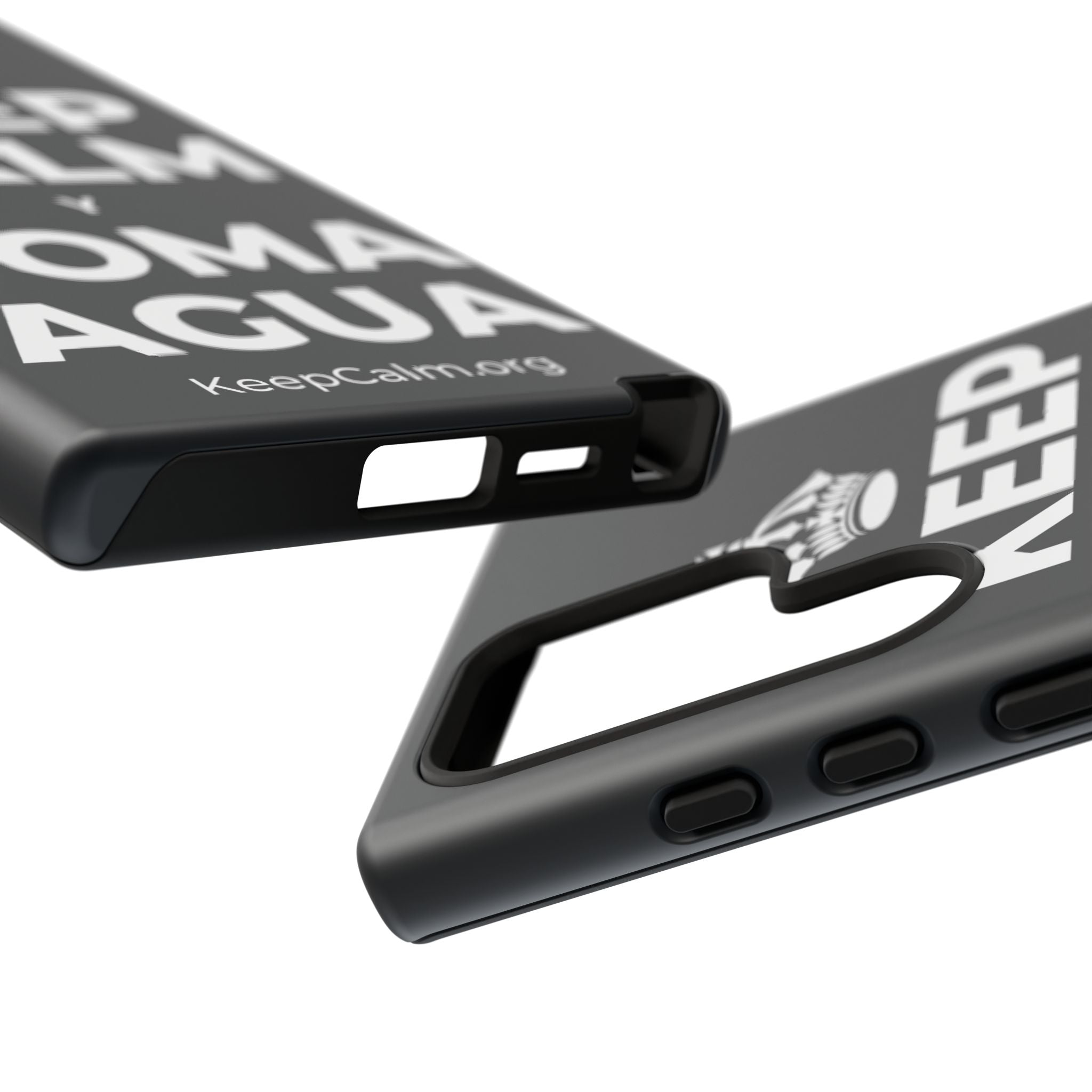 KEEP CALM Y TOMA AGUA Phone Case (Dark)