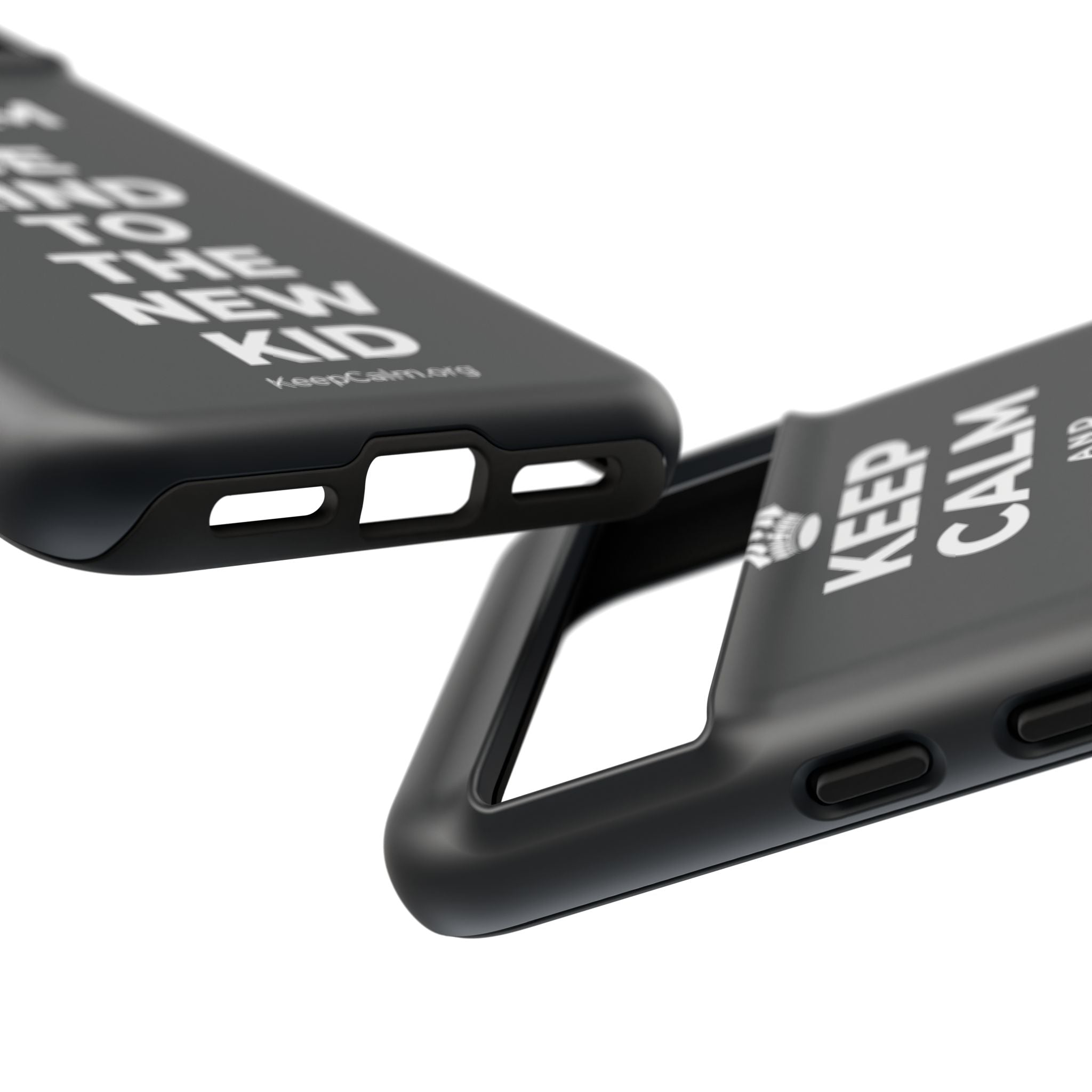 KEEP CALM AND BE KIND TO THE NEW KID Phone Case (Dark)