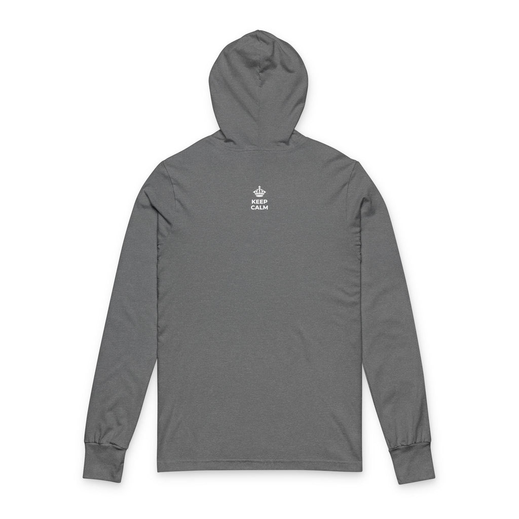 KEEP CALM AND HOLD ON TO HOPE Hooded Long Sleeve Tee
