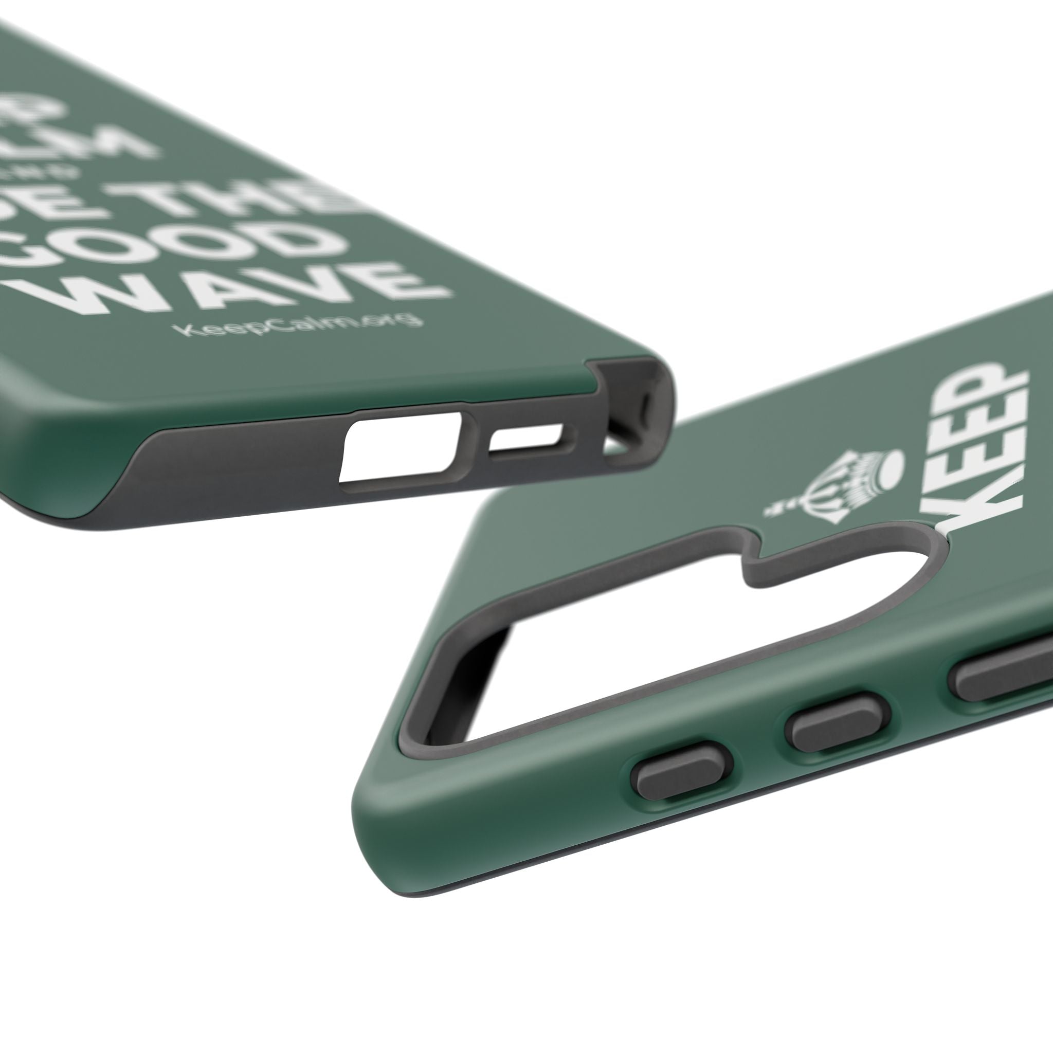 KEEP CALM AND RIDE THE GOOD WAVE Phone Case