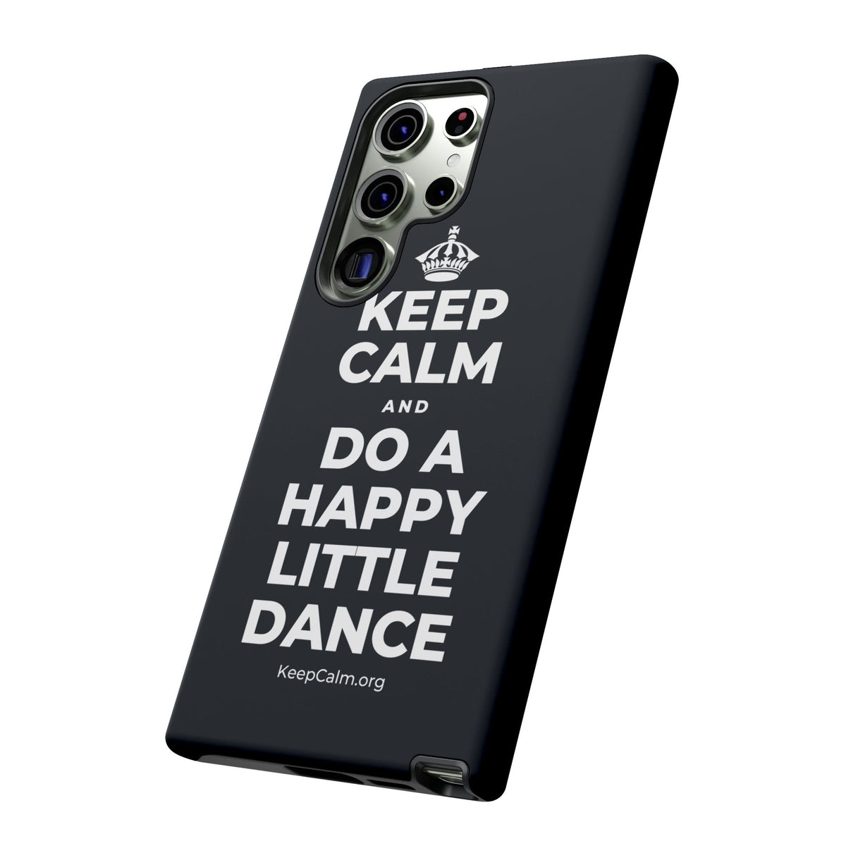 KEEP CALM AND DO A HAPPY LITTLE DANCE Phone Case (Dark)
