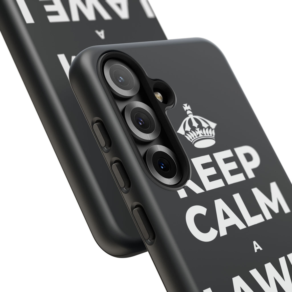 KEEP CALM A LAWE I KA HŌʻAIʻĒ Phone Case (Dark)