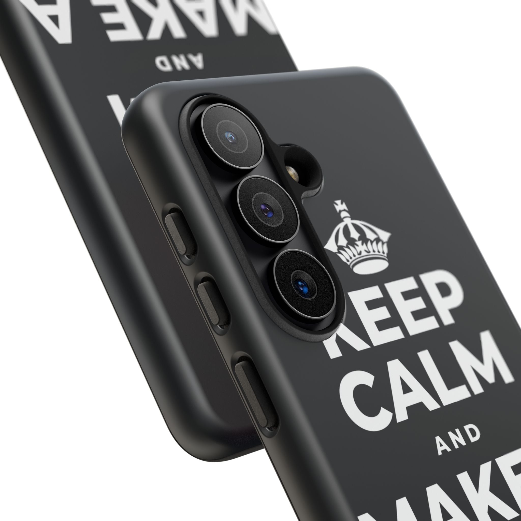 KEEP CALM AND MAKE A HAPPY MEMORY Phone Case (Dark)