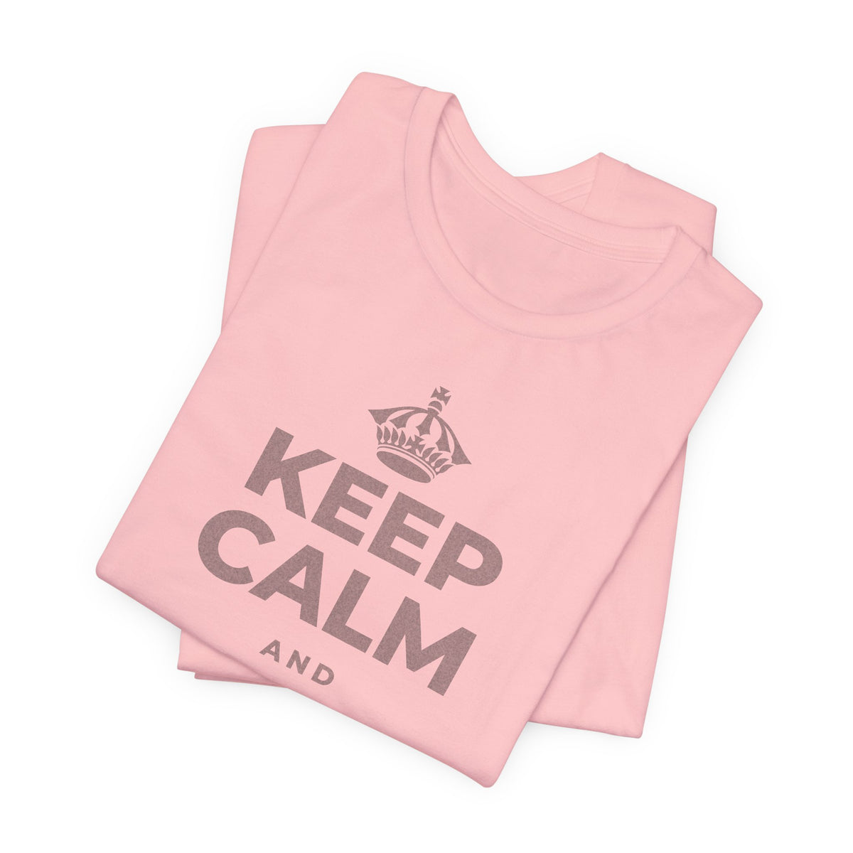 KEEP CALM AND 지금을 음미해요 T-Shirt (White–Asphalt)