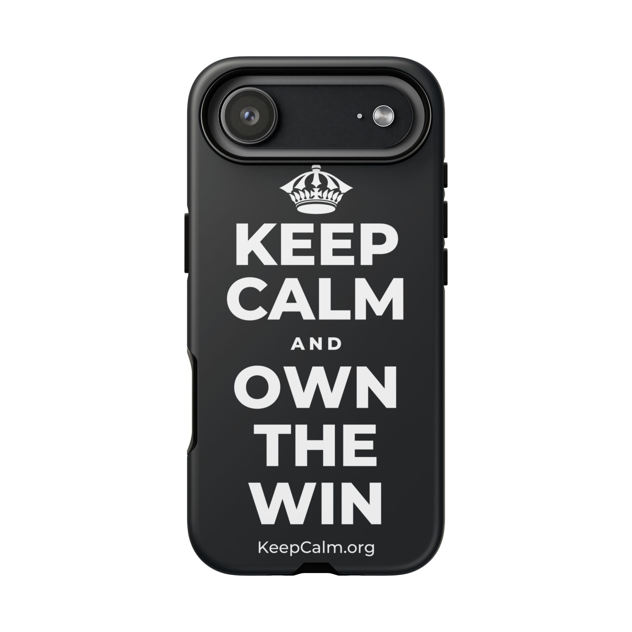 KEEP CALM AND OWN THE WIN Phone Case (Dark)
