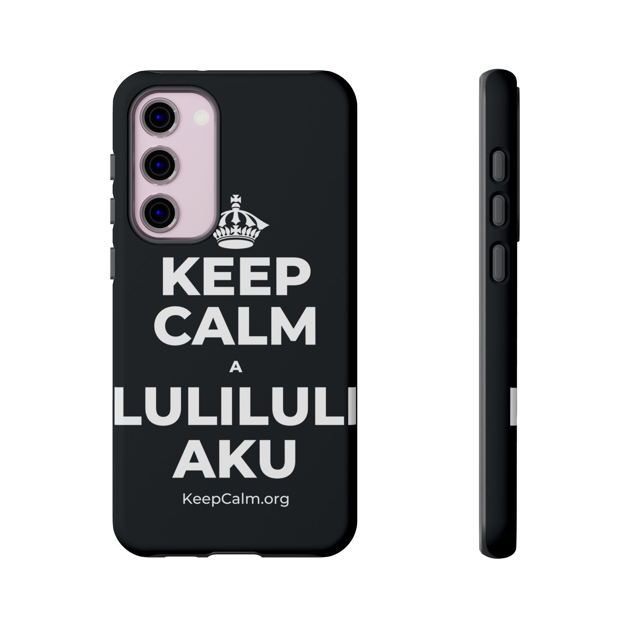 KEEP CALM A LULILULI AKU Phone Case (Dark)