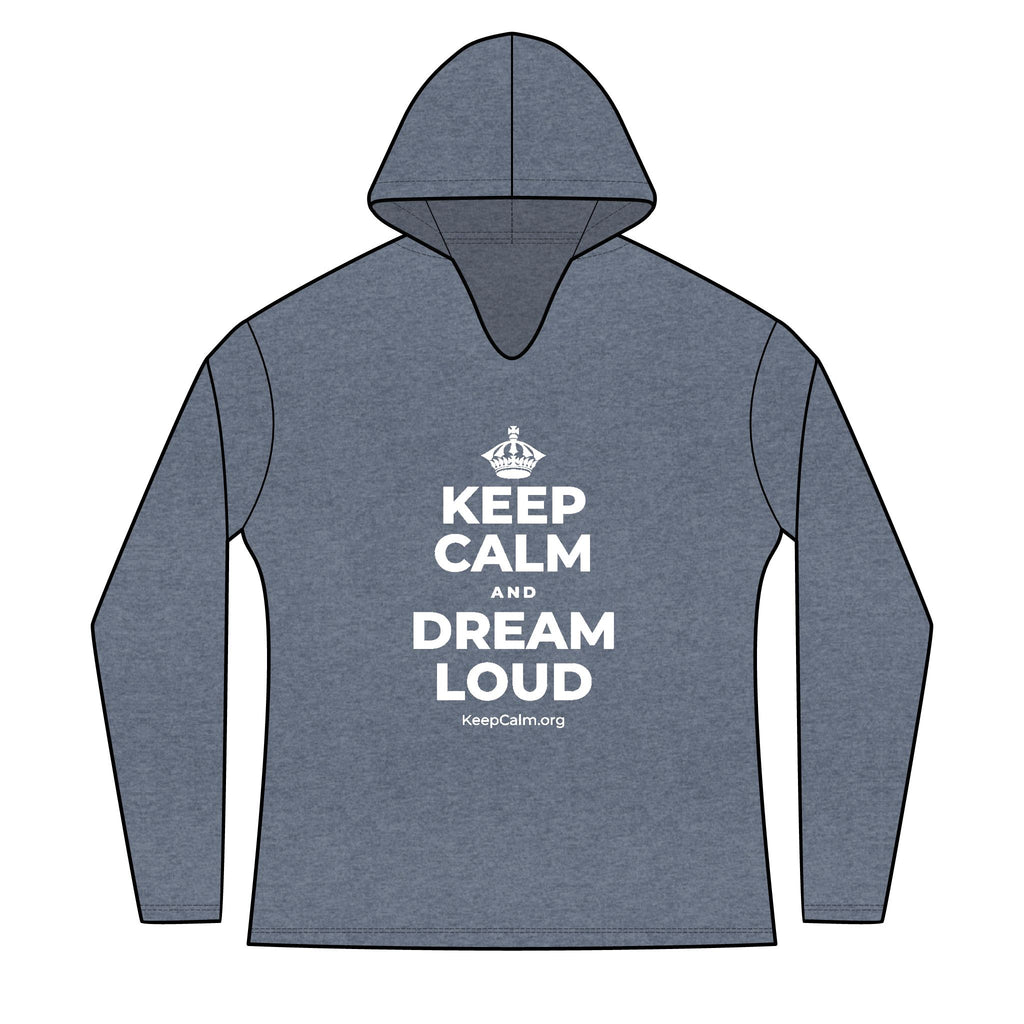 KEEP CALM AND DREAM LOUD Women's Long Sleeve Hoodie