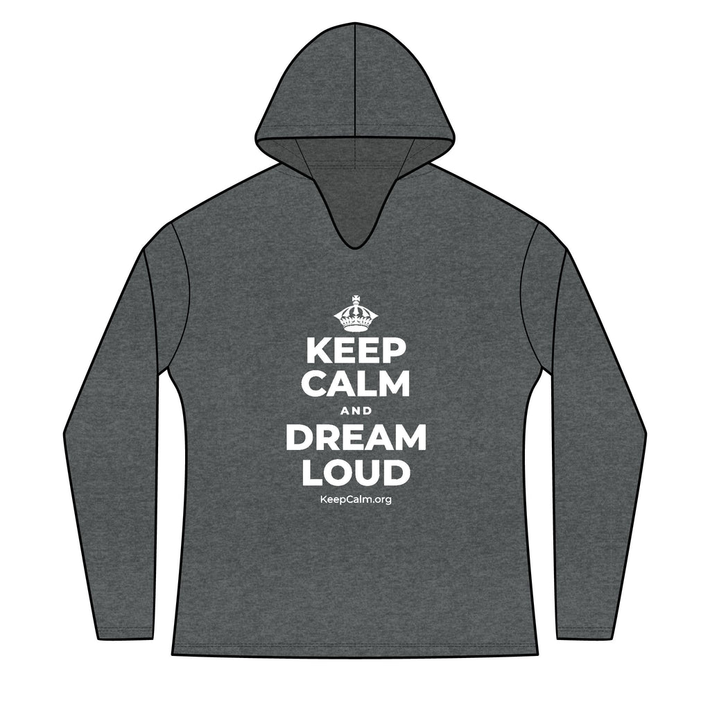 KEEP CALM AND DREAM LOUD Women's Long Sleeve Hoodie