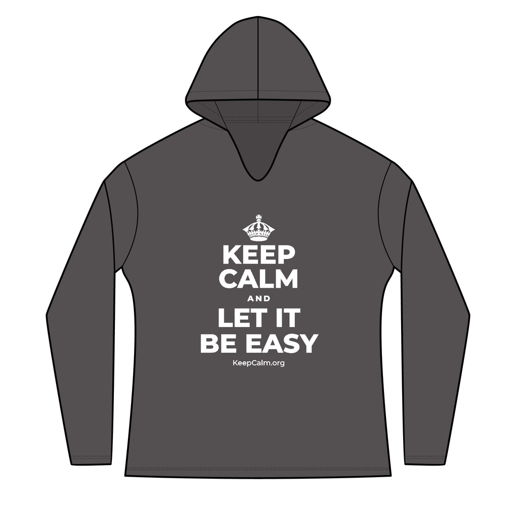 KEEP CALM AND LET IT BE EASY Women's Long Sleeve Hoodie