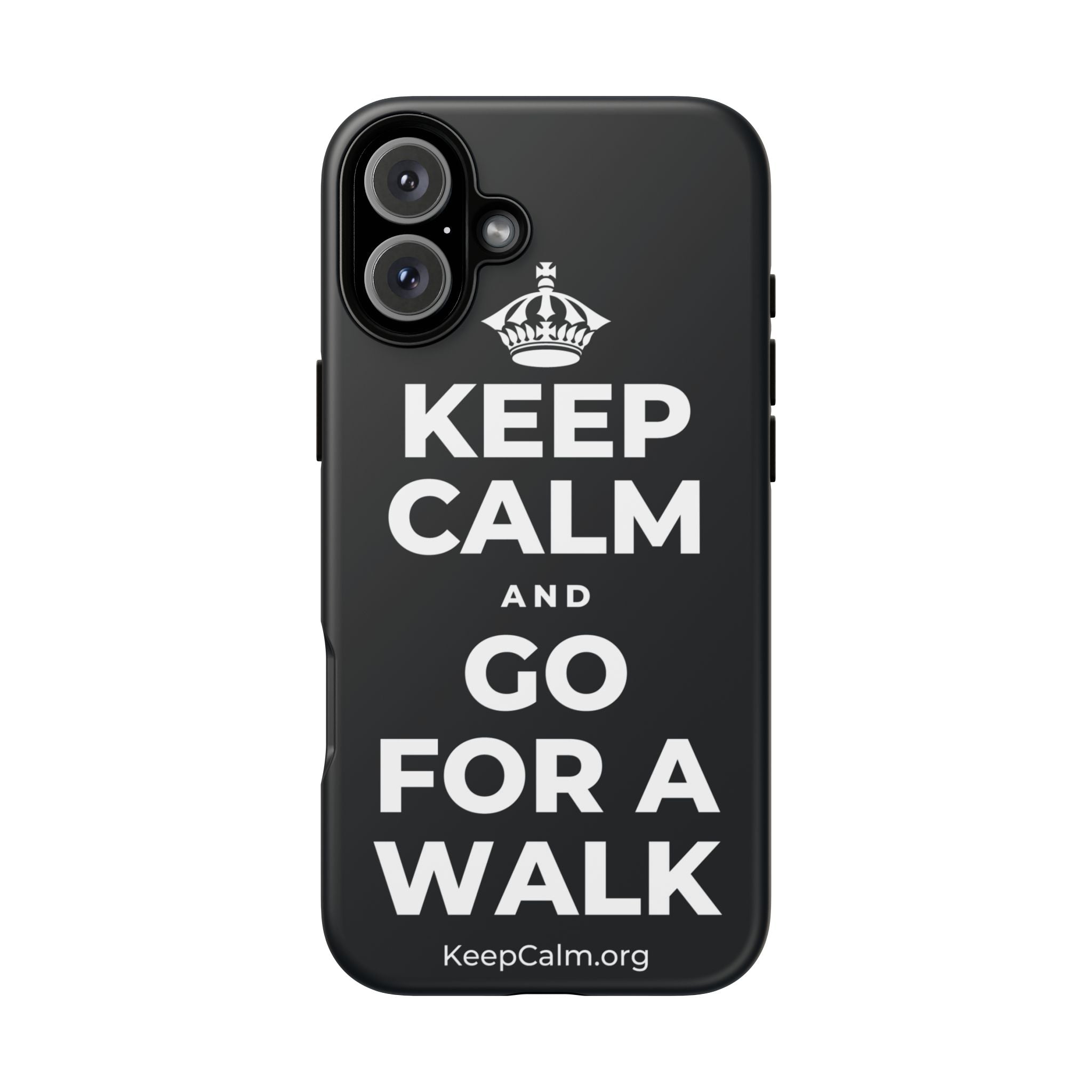 KEEP CALM AND GO FOR A WALK Phone Case (Dark)