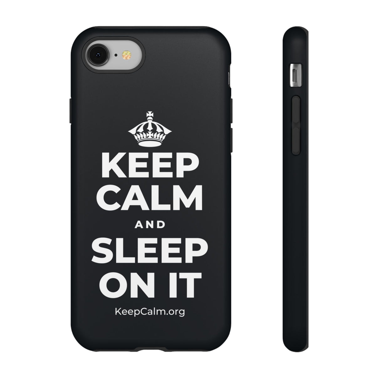 KEEP CALM AND SLEEP ON IT Phone Case (Dark)