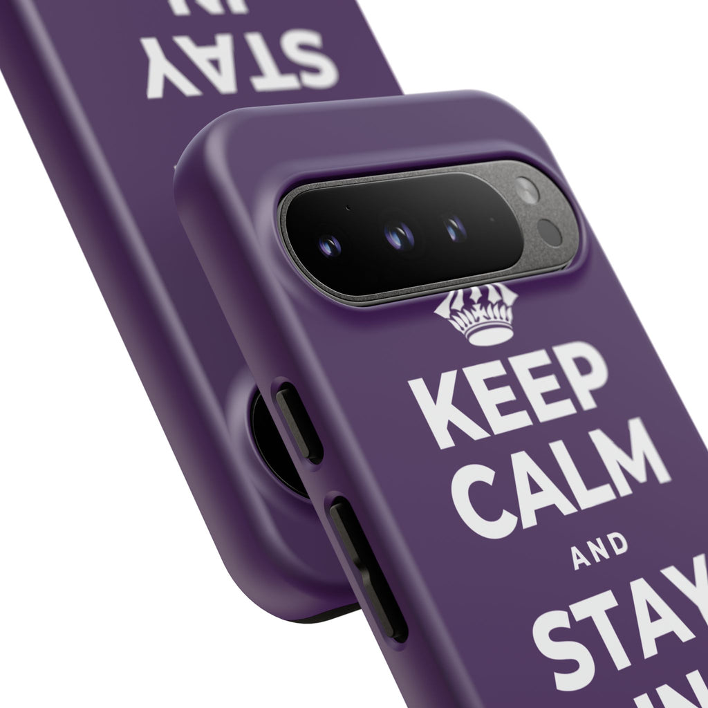 KEEP CALM AND STAY IN AND REST Phone Case