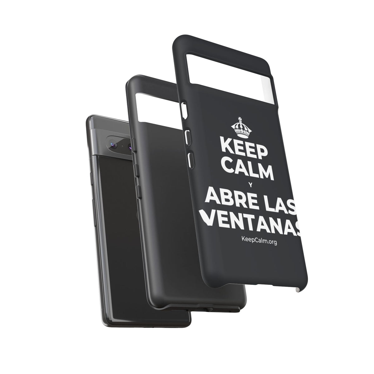 KEEP CALM Y ABRE LAS VENTANAS Phone Case (Dark)