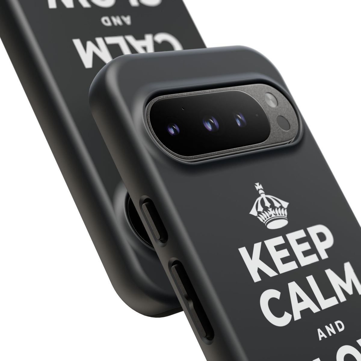 KEEP CALM AND GLOW TOGETHER Phone Case (Dark)