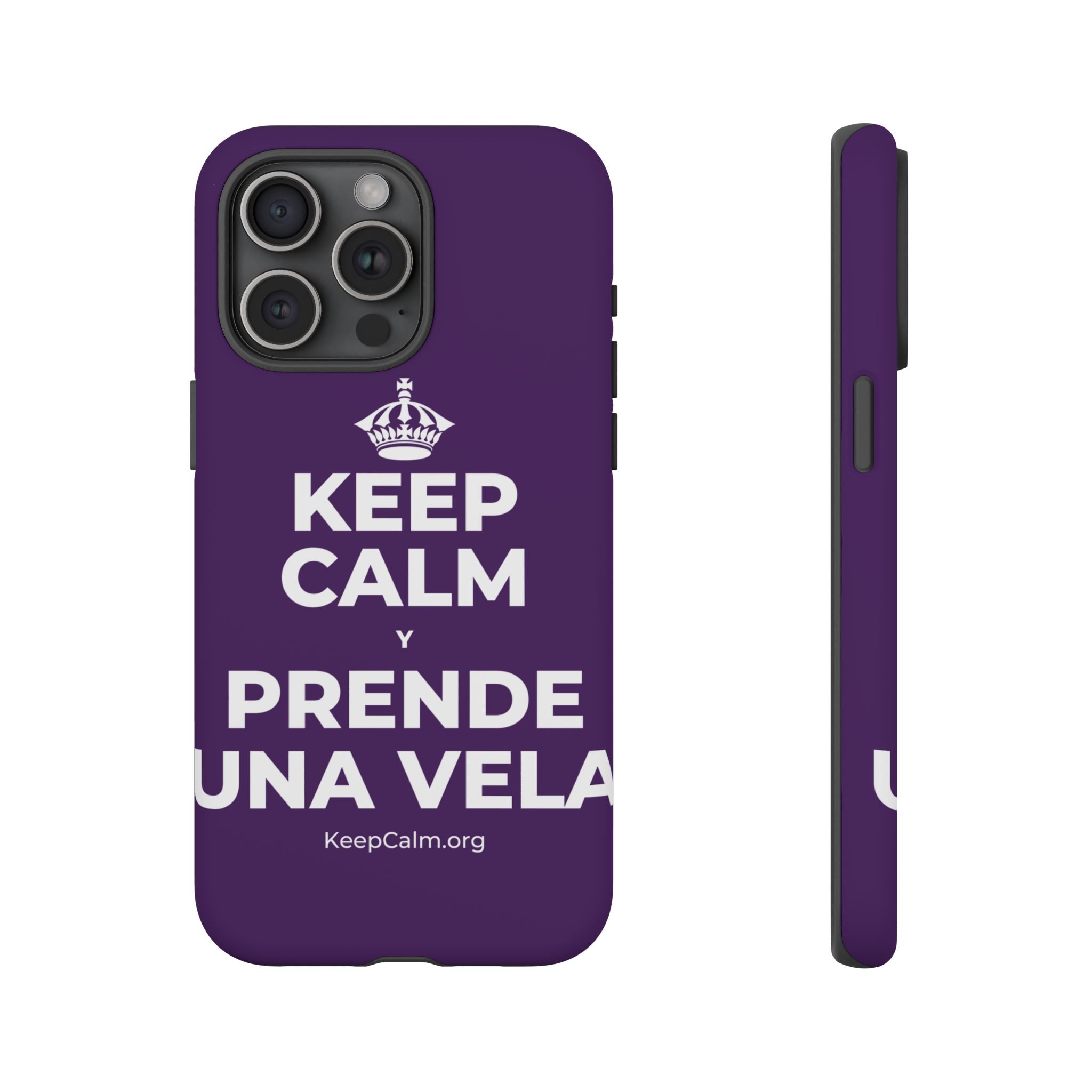 KEEP CALM Y PRENDE UNA VELA Phone Case