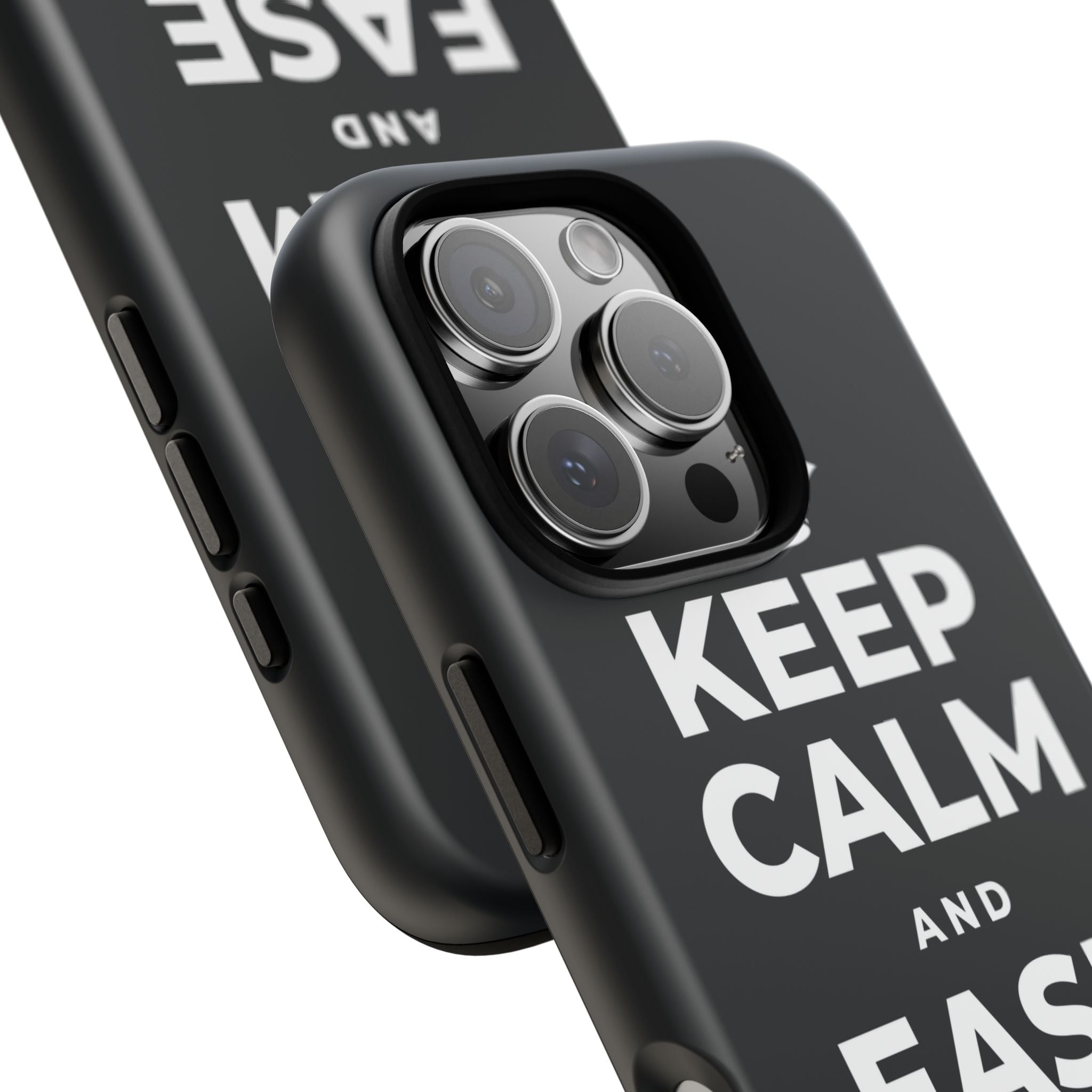 KEEP CALM AND EASE INTO IT Phone Case (Dark)