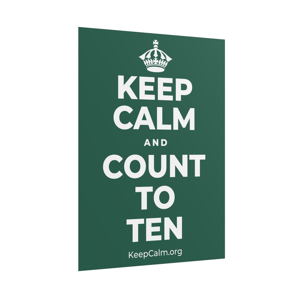KEEP CALM AND COUNT TO TEN Poster