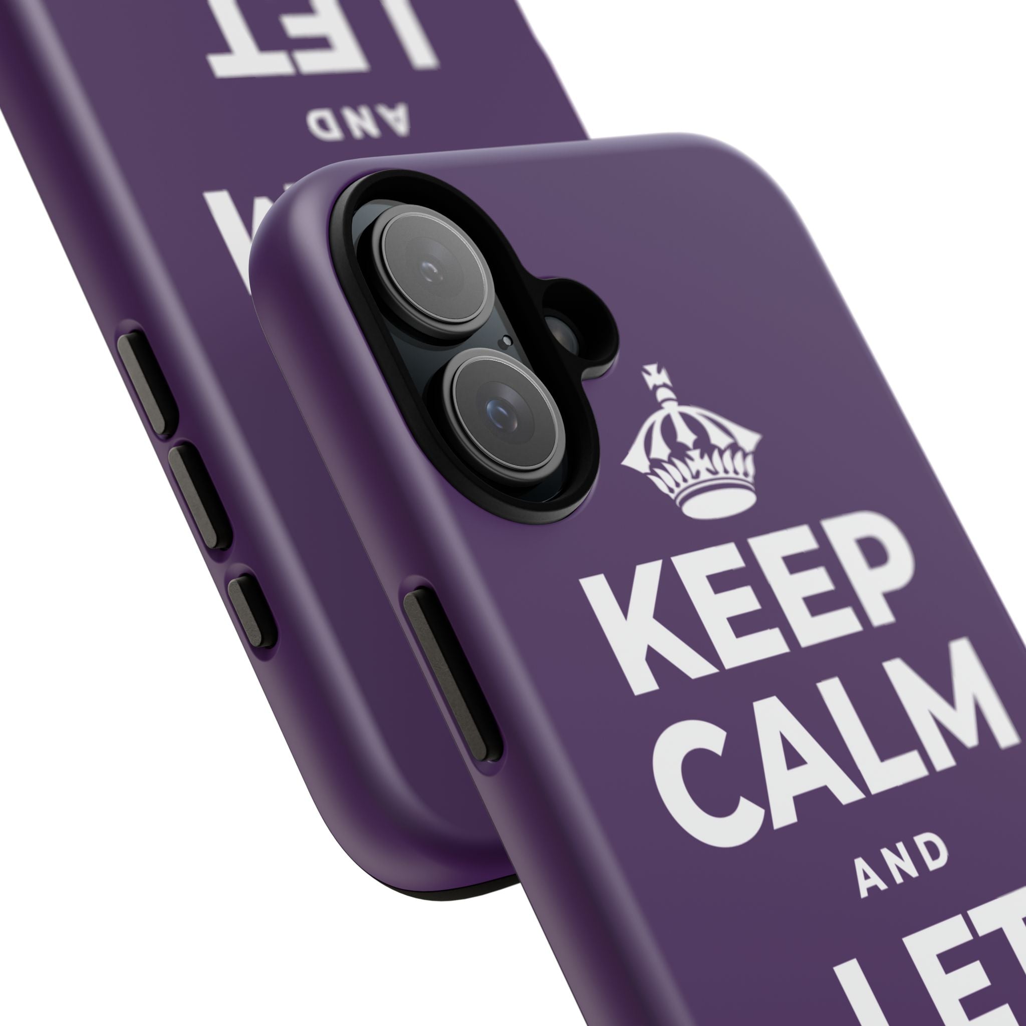 KEEP CALM AND LET IT RAIN Phone Case