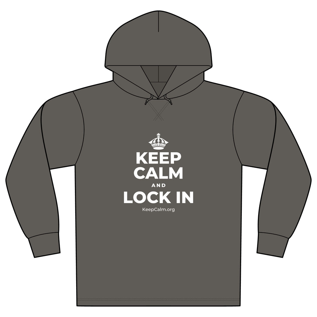 KEEP CALM AND LOCK IN Organic Hoodie Tee