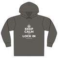 KEEP CALM AND LOCK IN Organic Hoodie Tee