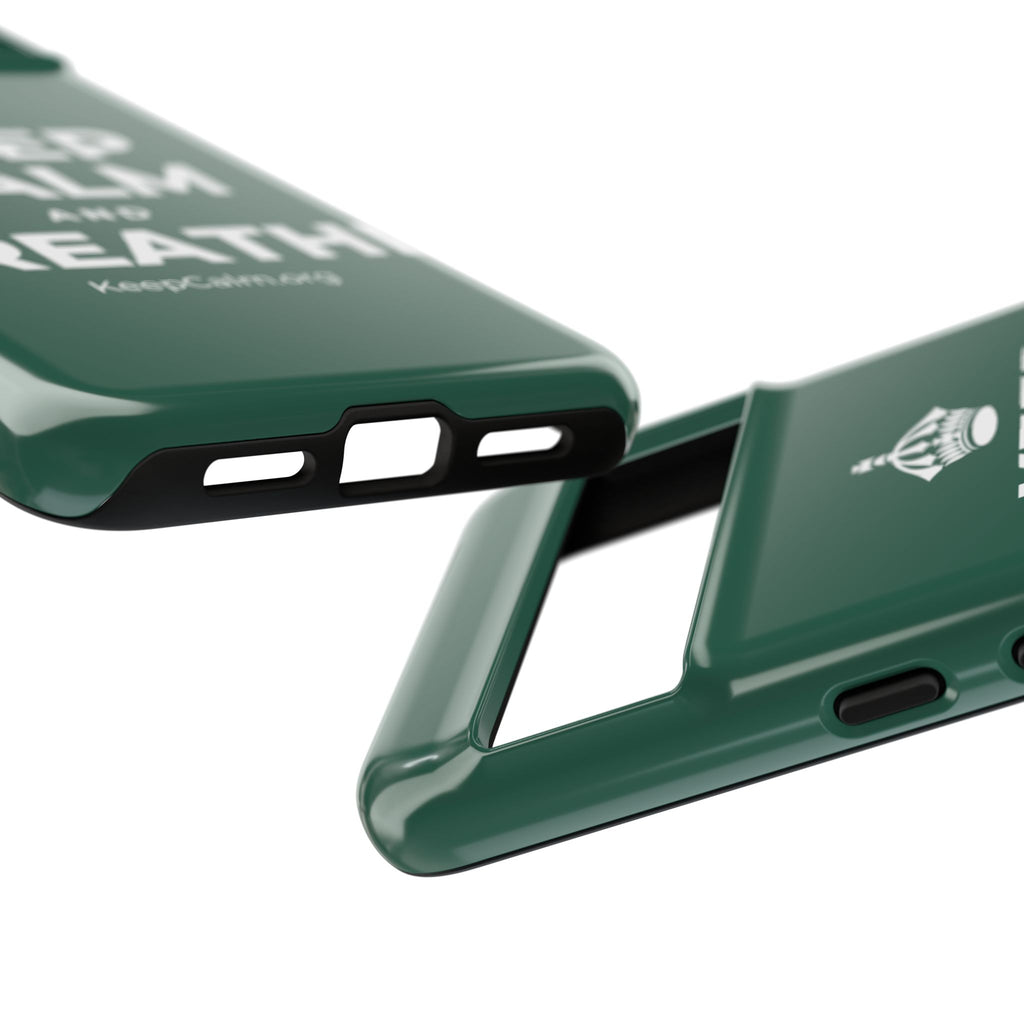 KEEP CALM AND BREATHE Phone Case
