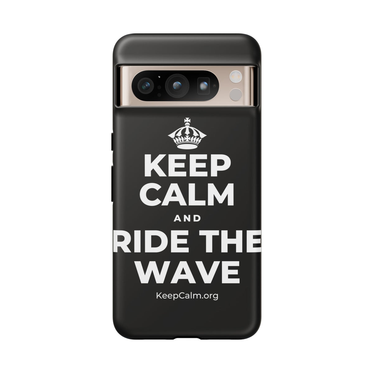 KEEP CALM AND RIDE THE WAVE Phone Case