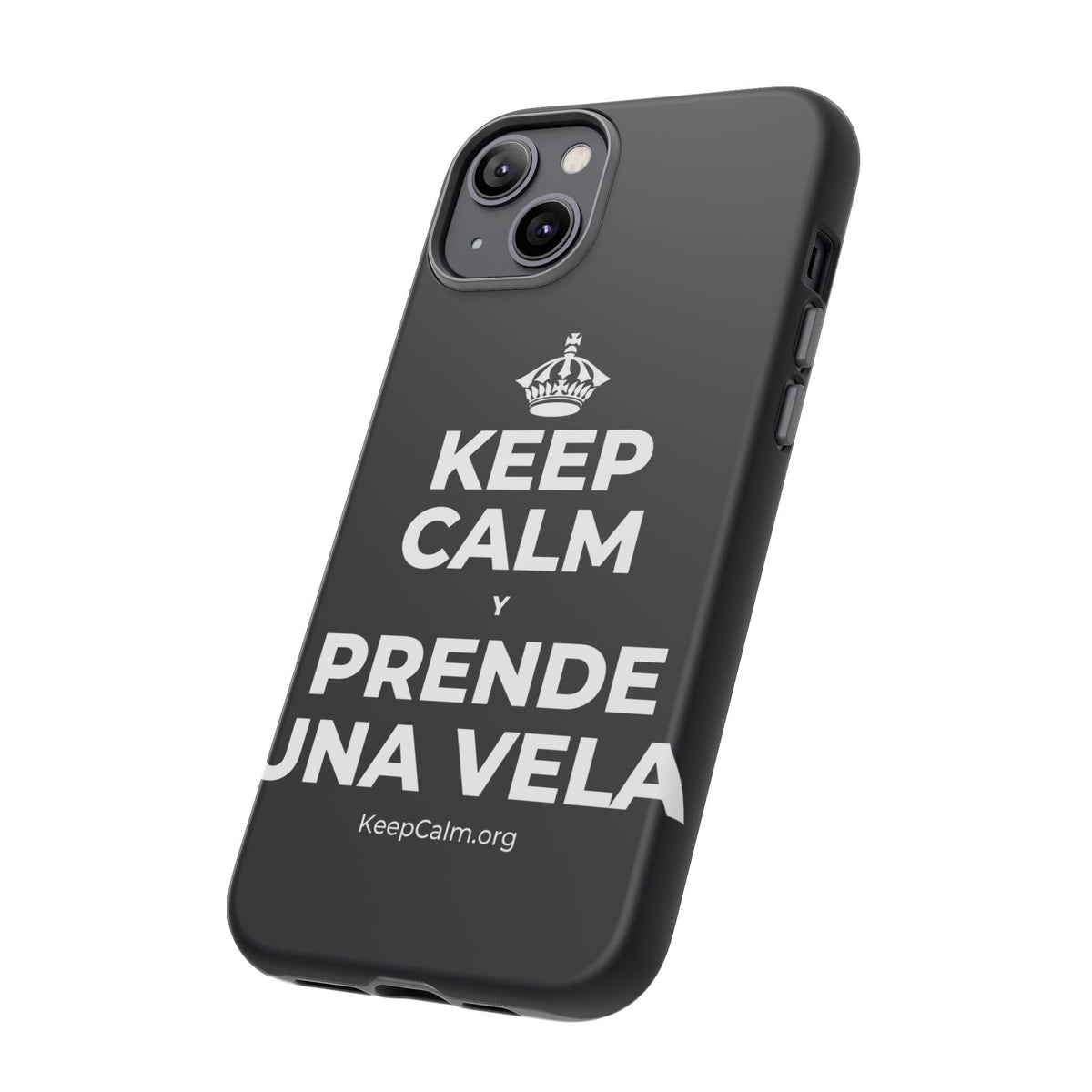 KEEP CALM Y PRENDE UNA VELA Phone Case (Dark)