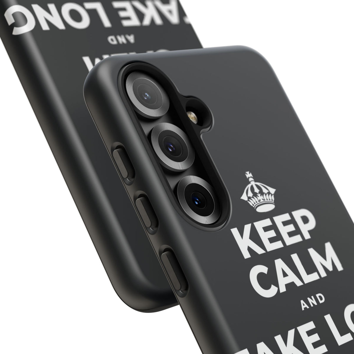 KEEP CALM AND TAKE LONG WALKS ON THE BEACH Phone Case (Dark)