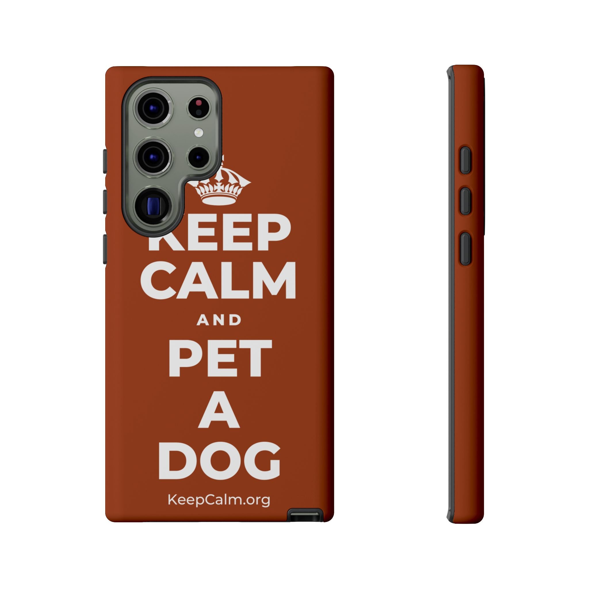 KEEP CALM AND PET A DOG Phone Case