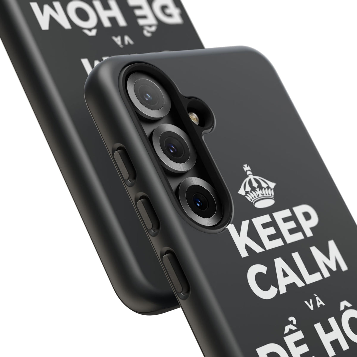 KEEP CALM VÀ ĐỂ HÔM NAY ĐƯỢC KHÓ Phone Case (Dark)