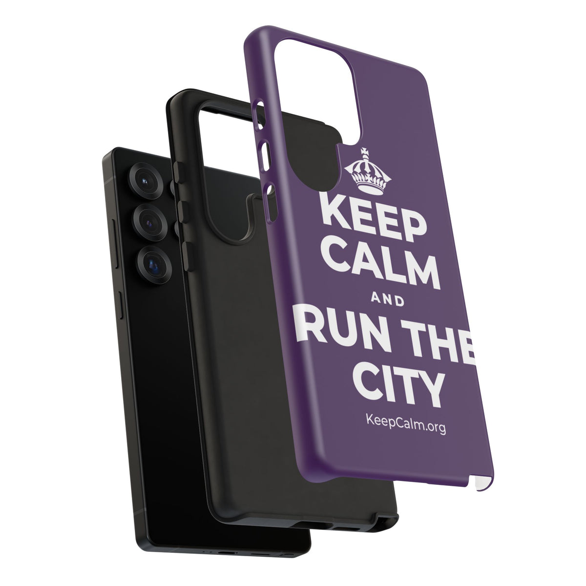 KEEP CALM AND RUN THE CITY Phone Case