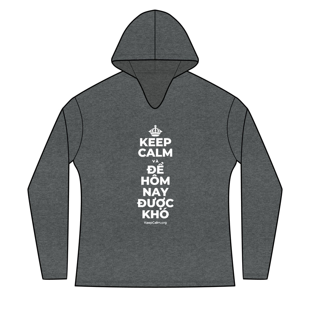 KEEP CALM VÀ ĐỂ HÔM NAY ĐƯỢC KHÓ Women's Long Sleeve Hoodie