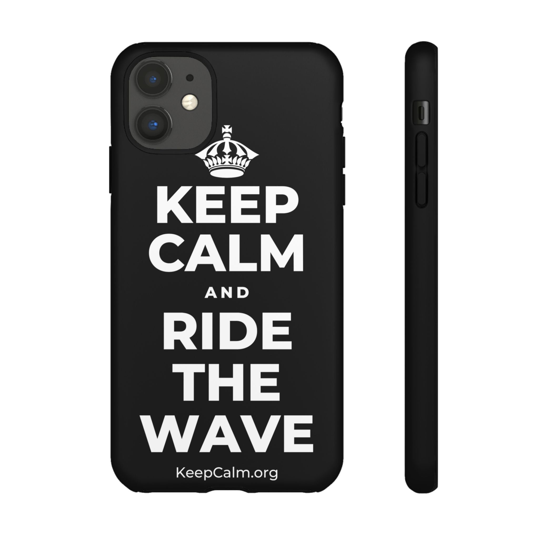 KEEP CALM AND RIDE THE WAVE Phone Case