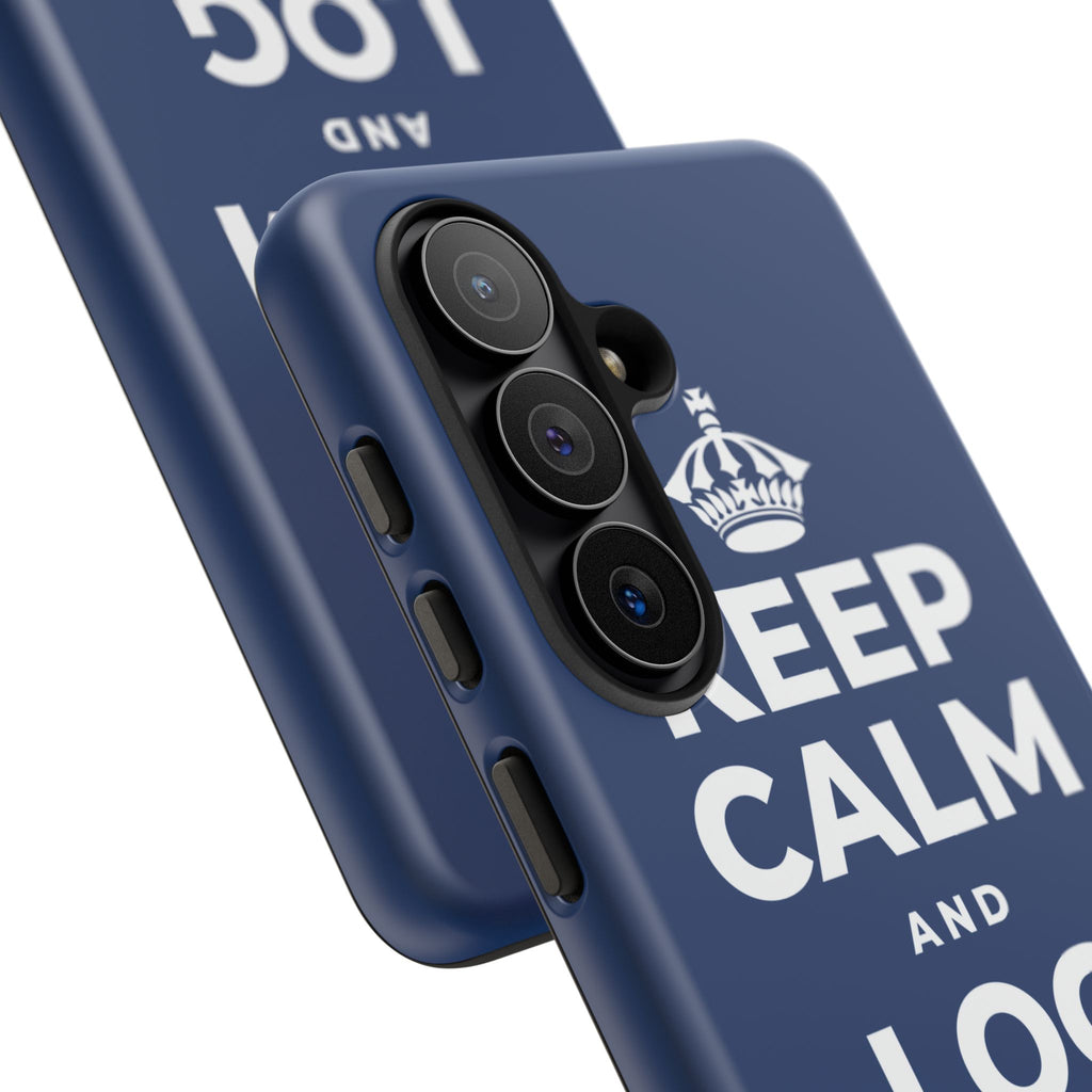 KEEP CALM AND LOG OFF EARLY Phone Case