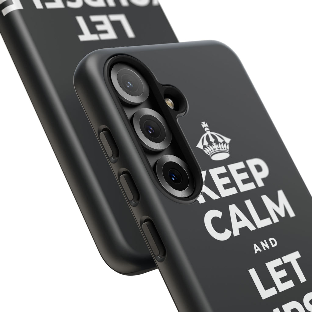 KEEP CALM AND LET YOURSELF SLOW DOWN Phone Case (Dark)