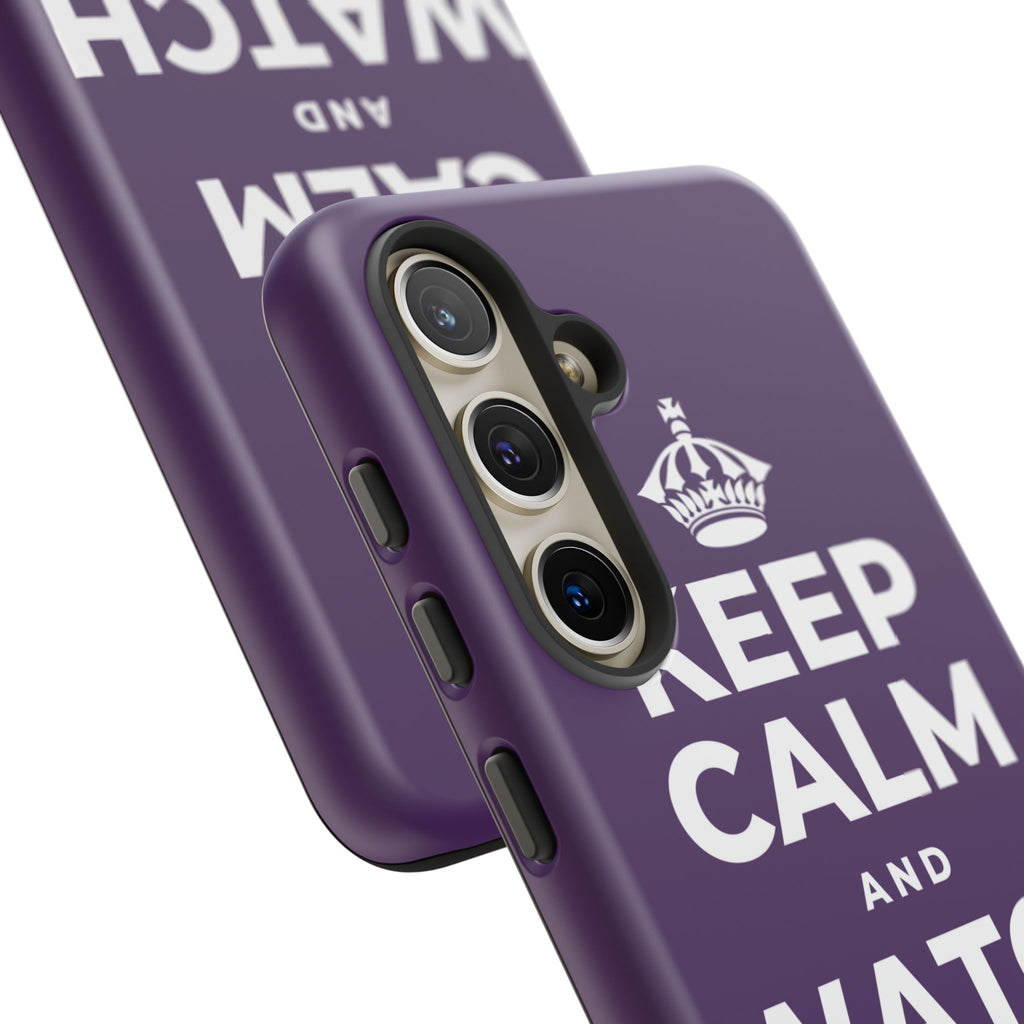 KEEP CALM AND WATCH THE CLOUDS Phone Case