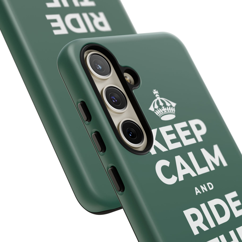 KEEP CALM AND RIDE THE GOOD WAVE Phone Case