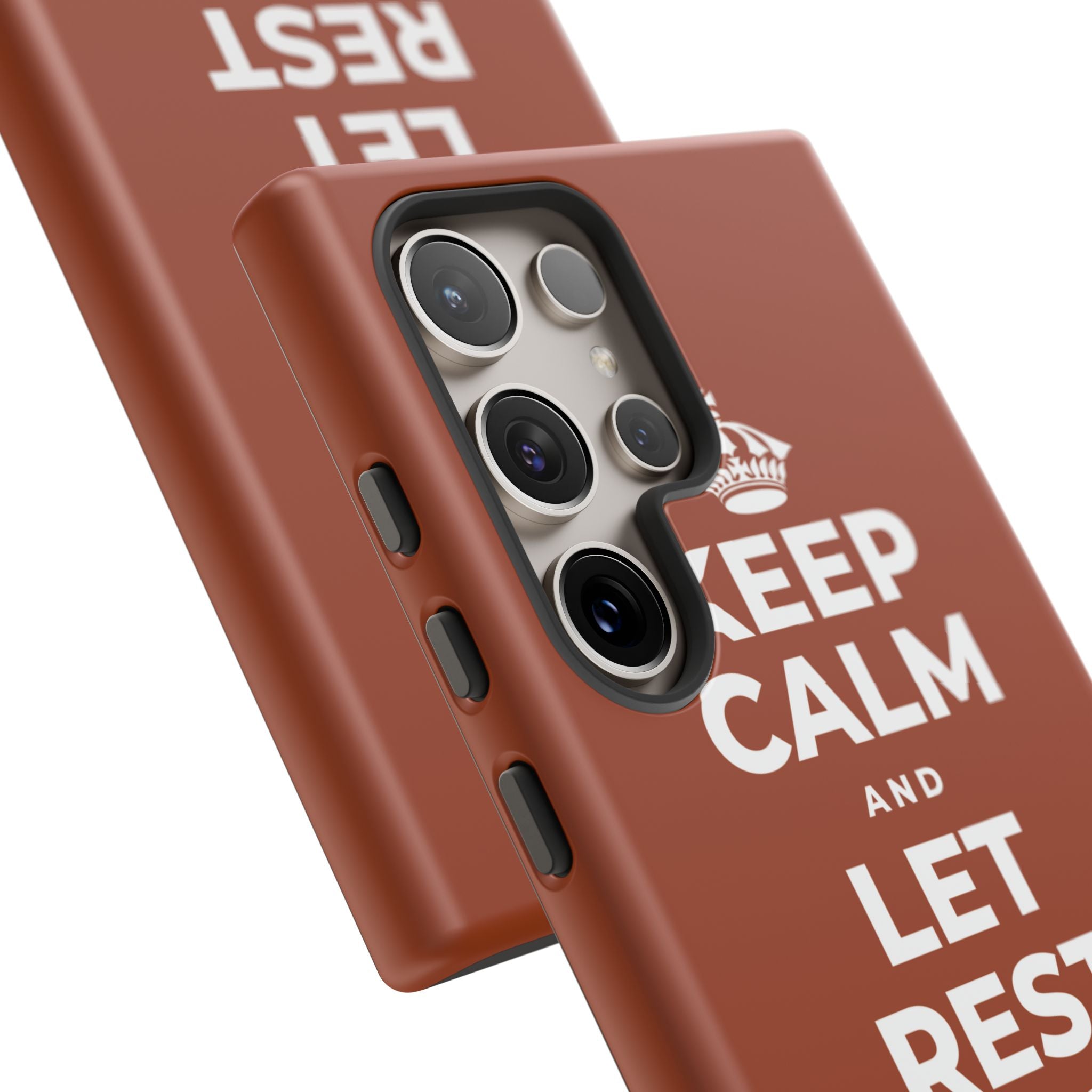KEEP CALM AND LET REST DO ITS WORK Phone Case