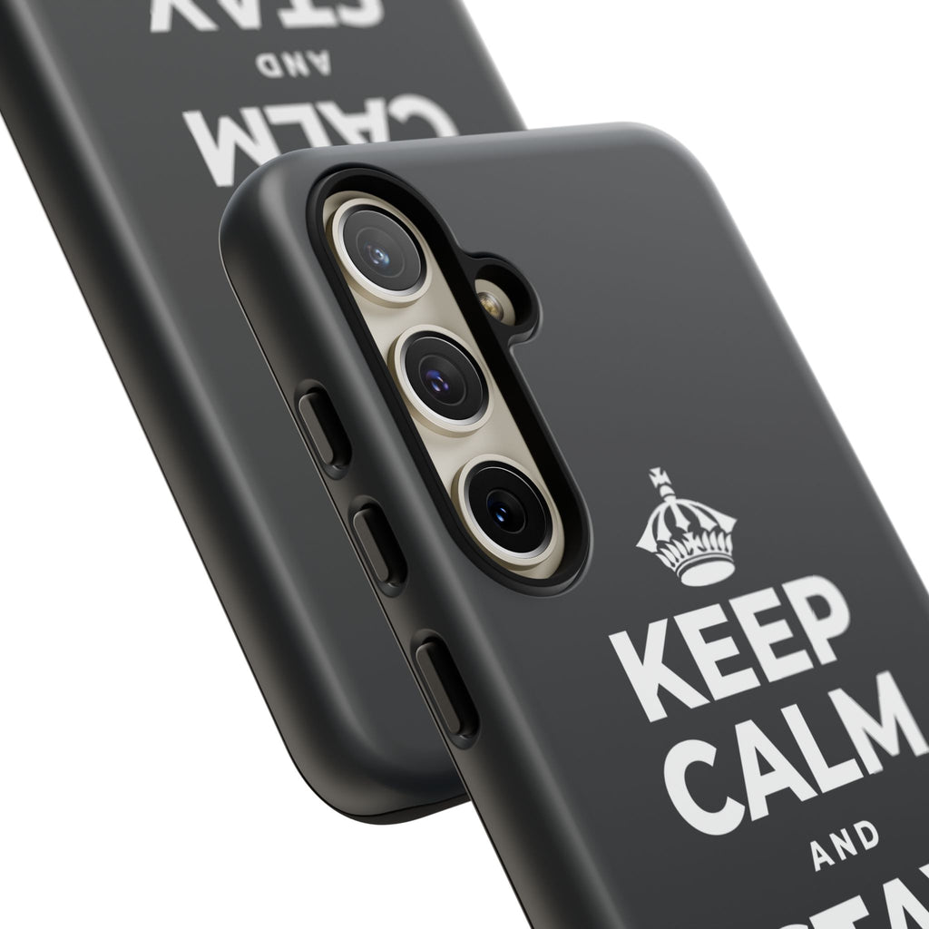 KEEP CALM AND STAY FEARLESS Phone Case (Dark)