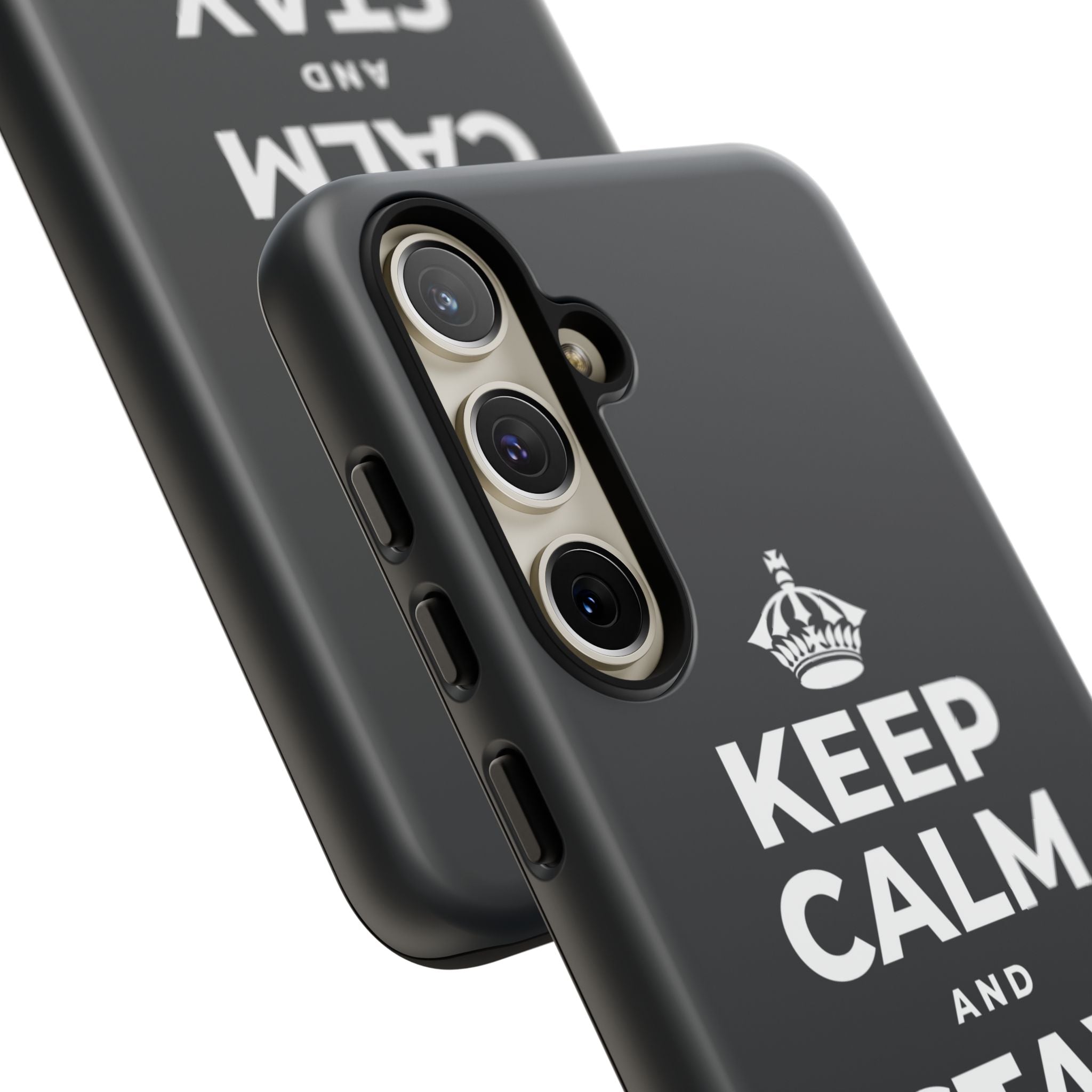 KEEP CALM AND STAY FEARLESS Phone Case (Dark)