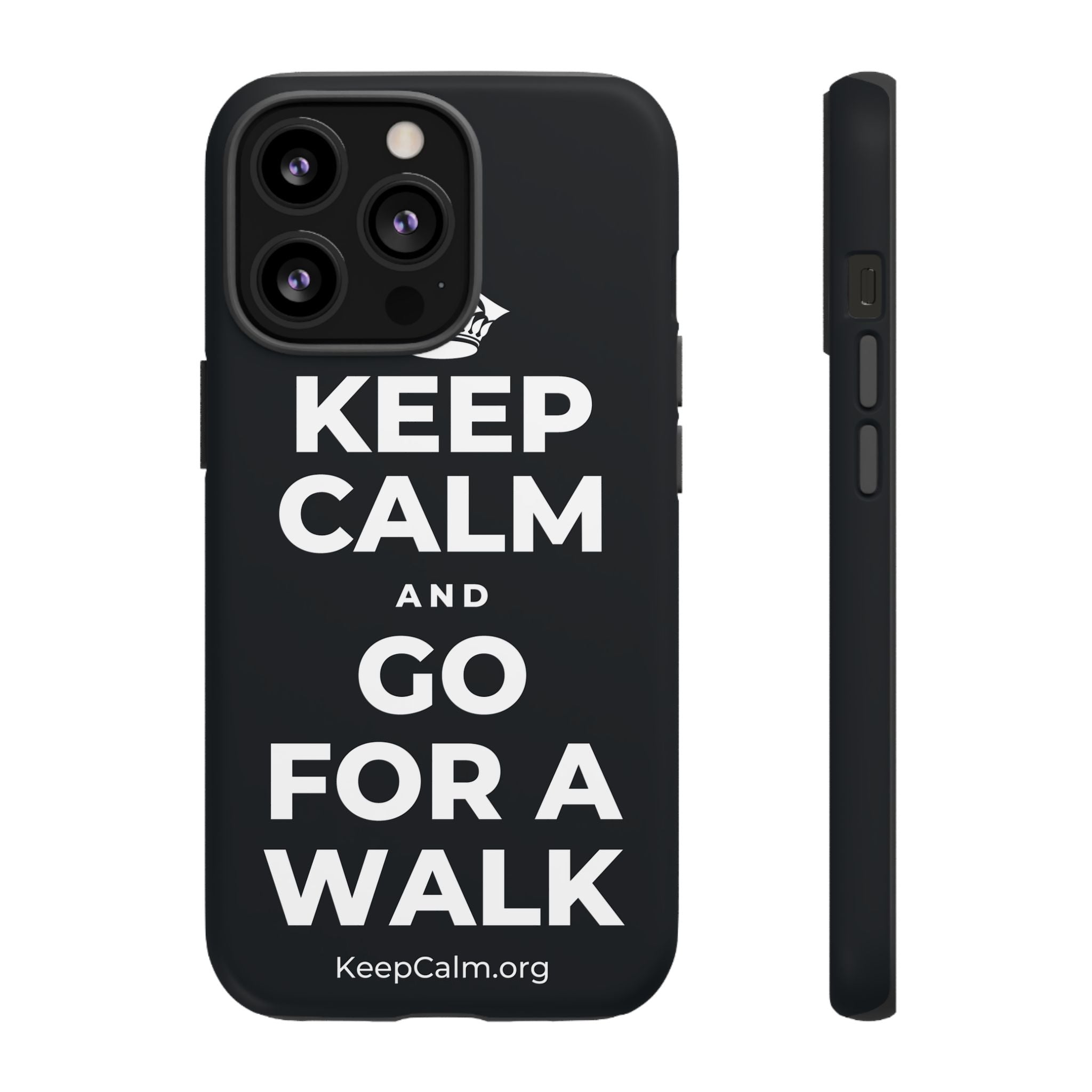 KEEP CALM AND GO FOR A WALK Phone Case (Dark)