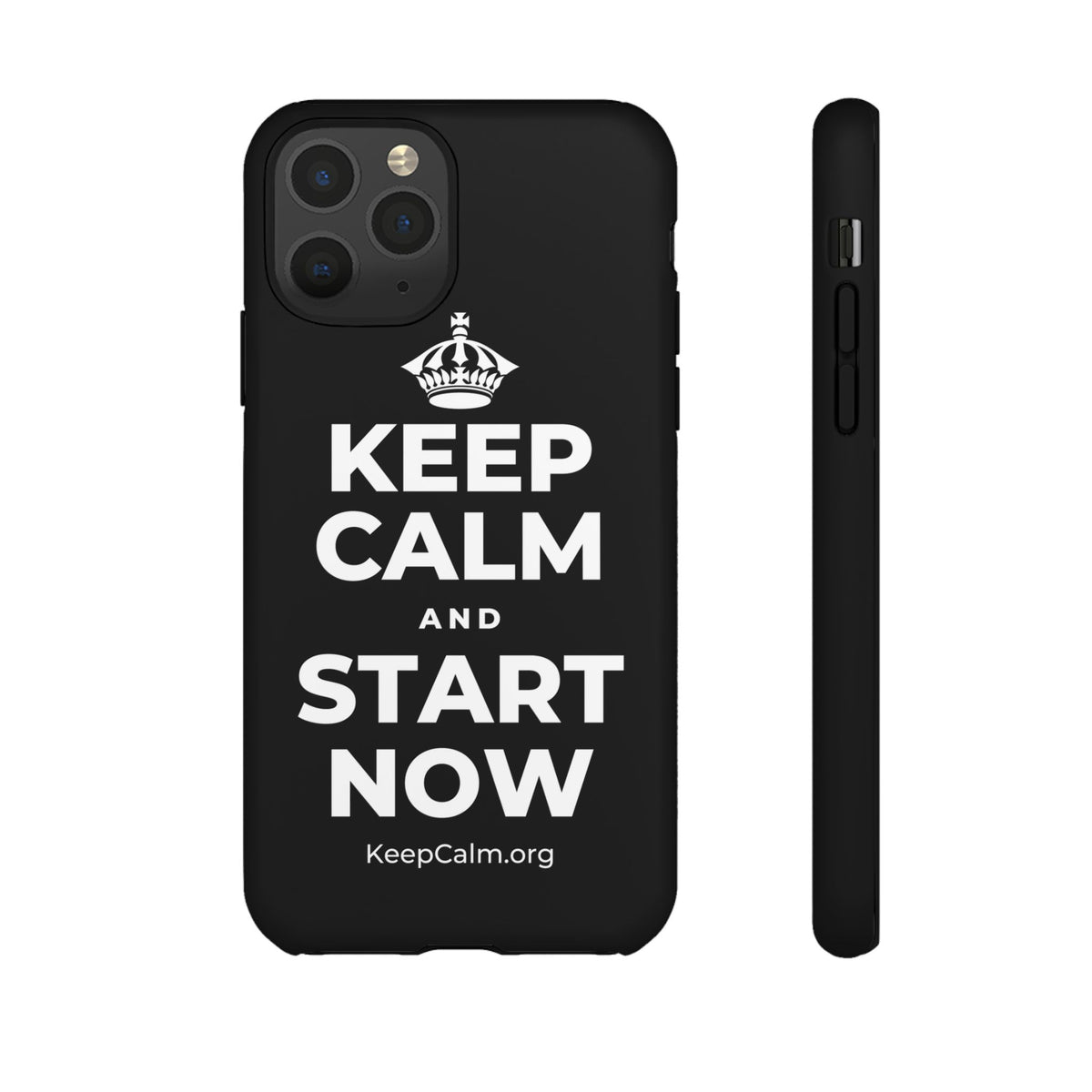 KEEP CALM AND START NOW Phone Case