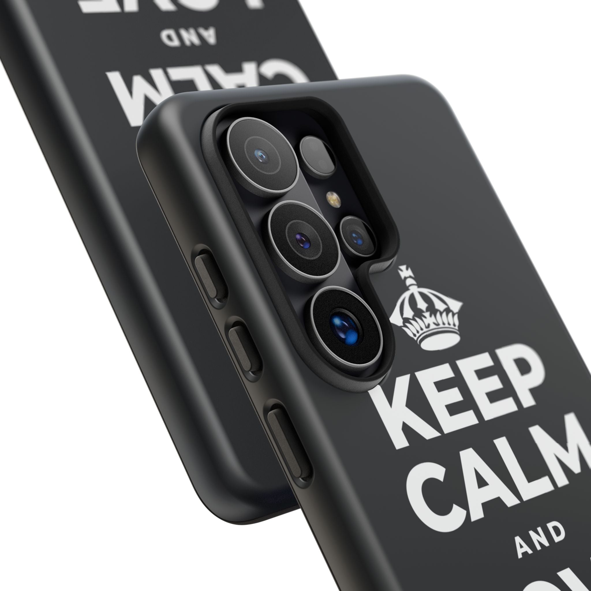 KEEP CALM AND LOVE LIFE Phone Case (Dark)