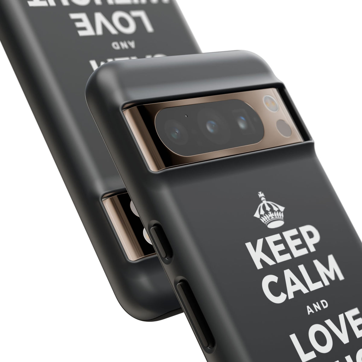 KEEP CALM AND LOVE WITHOUT POSSESSION Phone Case (Dark)