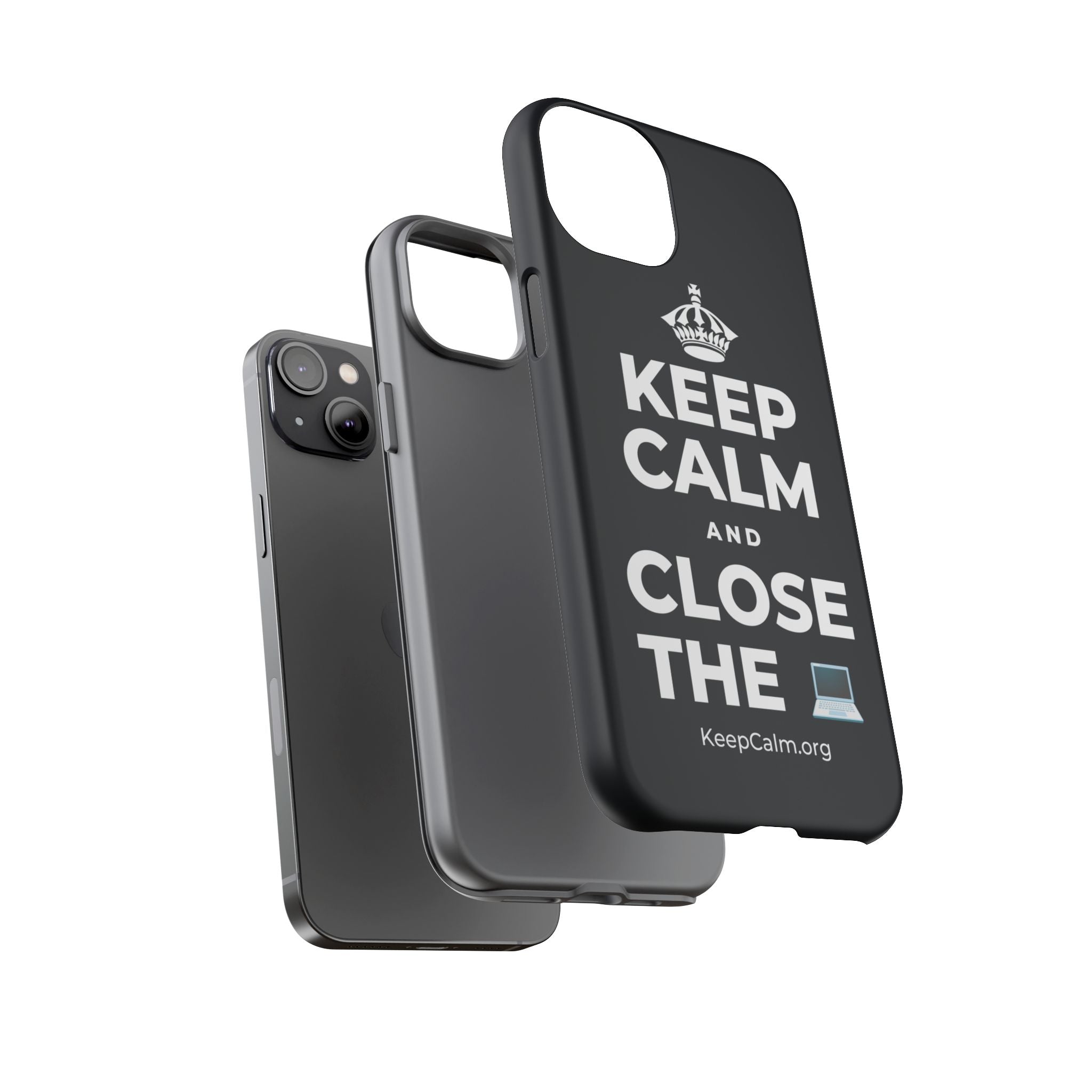 KEEP CALM AND CLOSE THE 💻 Phone Case (Dark)