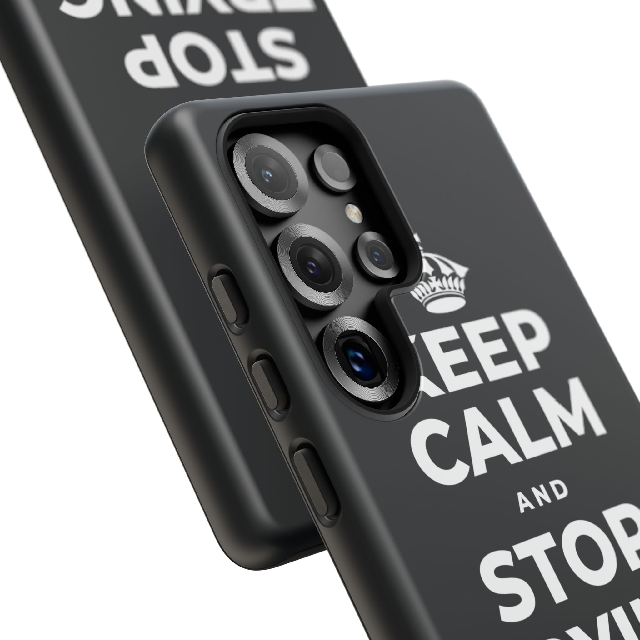 KEEP CALM AND STOP TRYING TO DO IT ALL Phone Case (Dark)