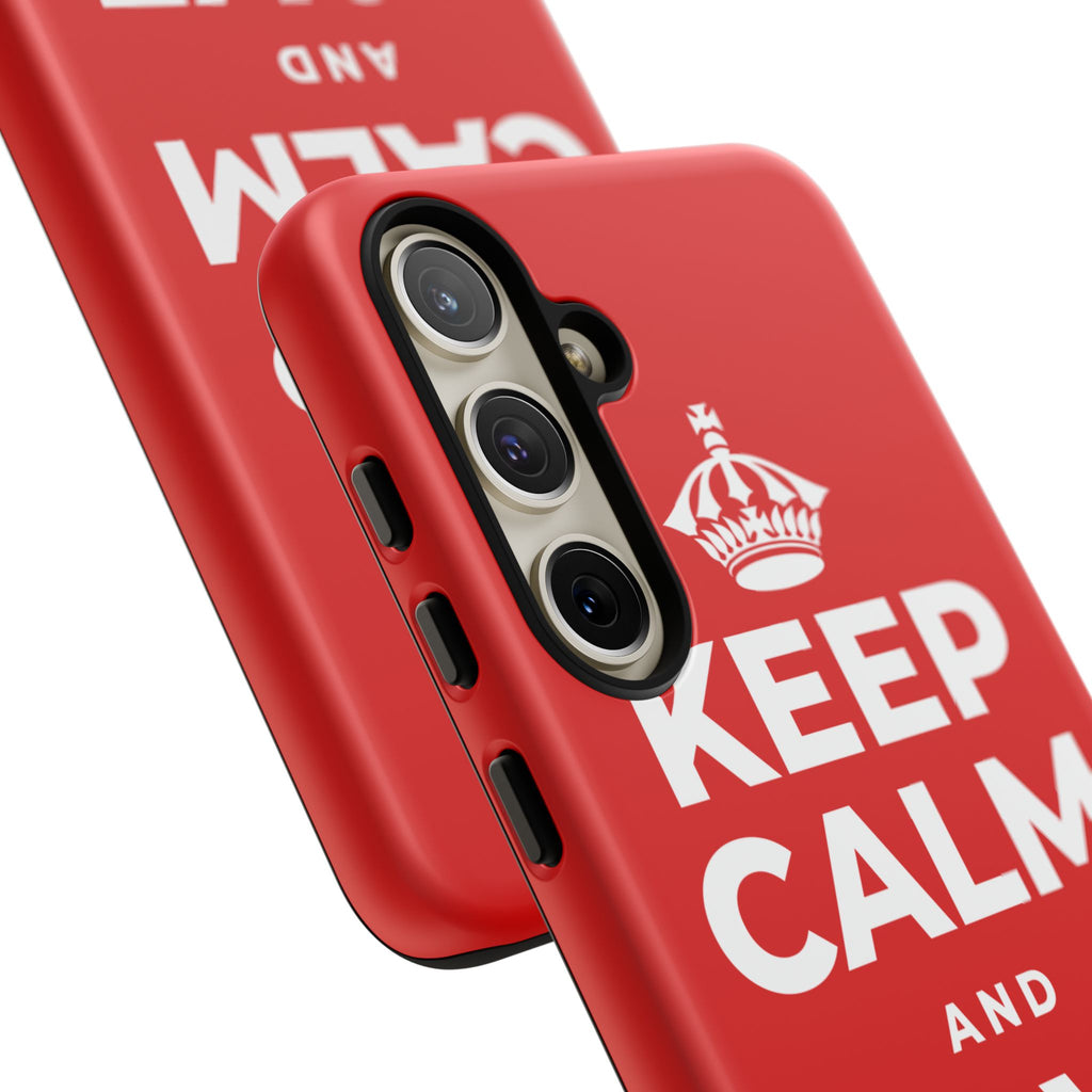 KEEP CALM AND LOVE BIG Phone Case